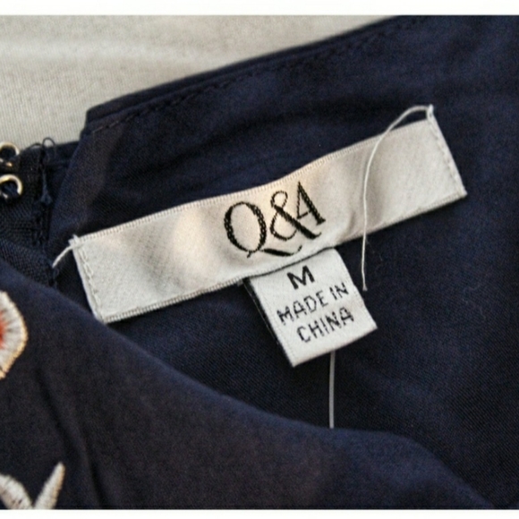 Navy Perfect Places Embroidered Culotte Jumpsuit - Picture 6 of 6